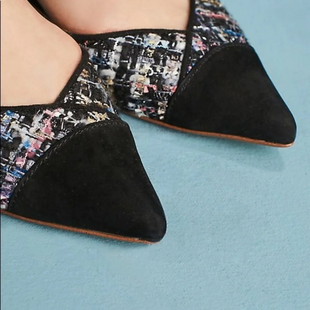 New Anthropologie Pointed D'Orsay Flats